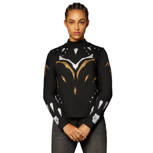 Marvel Black Panther World of Wakanda Women’s Long Sleeve Stretch Top